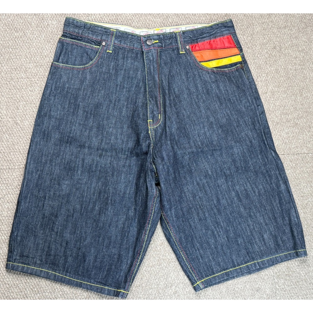 Coogi Men's Embroidered‎ Patch Pockets Denim Jeans Size 40x15